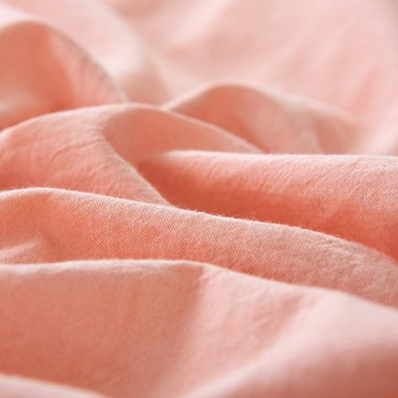 Soft Fluffy Polyester Washed Cotton Fabric