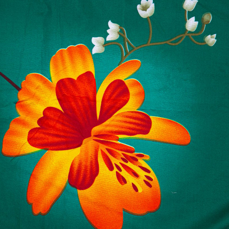 Polyester Microfiber Digital Printed Brushed Fabric