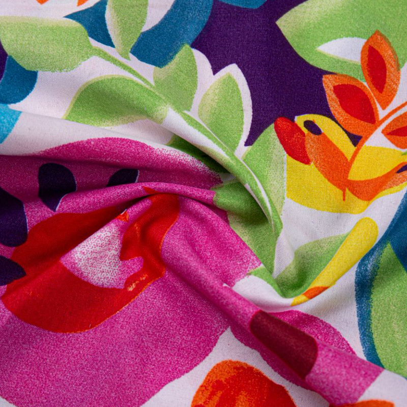 Smooth Polyester Pigment Printing Brushed Fabric